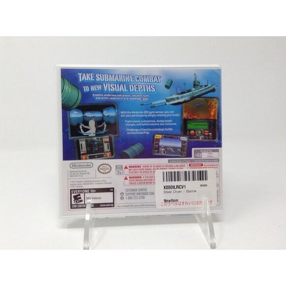 New Sealed Steel Diver Nintendo 3DS Video Game - Picture 2 of 2